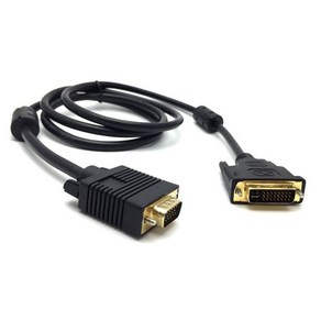 DVI 24 + 5 (DVI-I) VGA 디스플레이 모니터 케이블 dvi zu vga 03 m/15 m, 02 1.5m, 1개