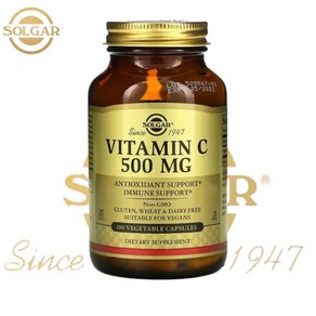 솔가 Solga 비타민C 500mg 100베지캡슐, 1개, 100정