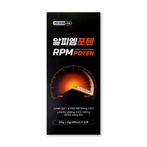 알피엠 포텐 25g X 15포 1박스 고카페인 초각성음료 RPM포텐, 375g, 1개