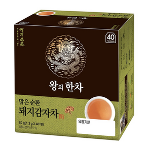 쌍계명차 왕의 한차 맑은순환 돼지감자차 40T(52g) 1개, 52g, 40개, 40개입