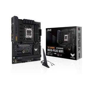 ASUS TUF GAMING B650-PLUS WIFI AMD Ryzen 7000 시리즈 AMD B650 탑재 AM5 대응 ATX 마더보, TUF GAMING B650-PLUS WIFI_ATX