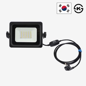 LED 10W 작업등 플러그 스위치연결 투광등 간판등 캠핑등 낚시등 작업조명, 1개, 주광색