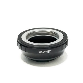 [China] M42-NX 렌즈 변환링 어댑터 - M42 마운트 >> 삼성 NX 바디 NX1 NX300 NX500 NX330 수동렌즈 이종교배 아답터 Samsung, 1개