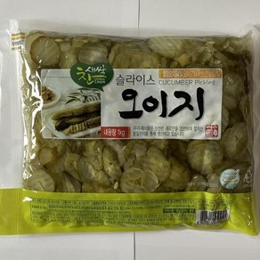 오이지냉장 슬라이스 1Kg, 1개, 단품