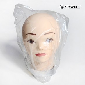 천혜사 두상 민두 민머리 마네킹 덧가발용 미용학원 연습용, 1개