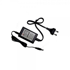[베이직컴] 아답터 220V / 12V 2A [내경2.1~2.5mm/외경5.5mm] BA1225 전원 케이블 일체형 [박스포장], 1개