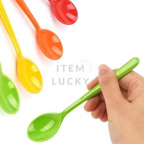 ITEM LUCKY 멜라민 스푼 멜라민스푼, 1개