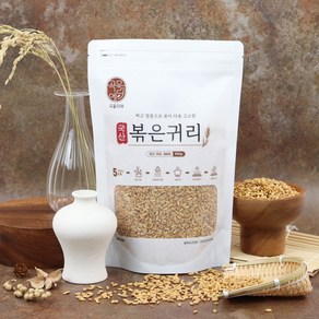 현대농산 찌고 열풍으로 볶은 국산 100% 귀리 쌀과자 500g, 1개