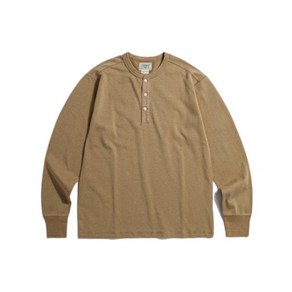 브론슨 Vintage 롱슬리브 티셔츠 Henley 셔츠 Camel 매장정품 156188