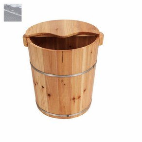 히노끼 전나무 피부개선 족욕 족탕기 디톡스 발족욕기, 커브캡+40 나무통(삼나무), 1개