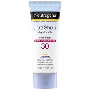 Neutogena 울트라 쉬어 드라이 터치 SPF 30 선스크린 로션, 88ml, 2개