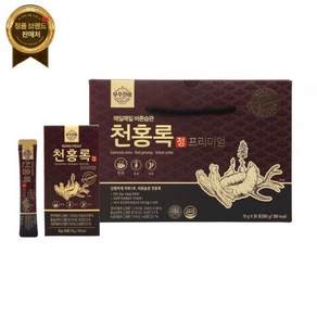 무주천마 천홍록 정 프리미엄 3 set 천마 홍삼 녹용 스틱 [원산지:국산], 300g, 3개