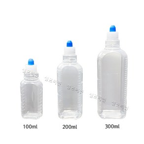 셀프미인 물약병 피부실기재료 시럽병 투약병 100ml 200ml 300ml 미용 재료