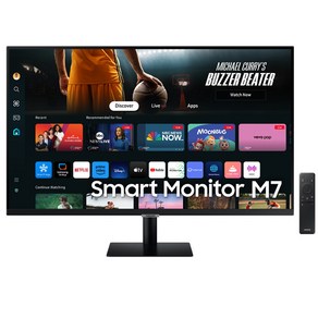 삼성 스마트모니터 M7 S32BM700 블랙 UHD 4K 32인치 C-Type 덱스 미러링 넷플릭스 유튜브 /M