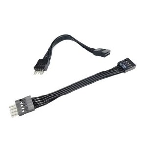 확장 카드 메인보드 포트용 익스텐션 케이블 USB 2.0 9 핀 암수 내부 헤더, 1개