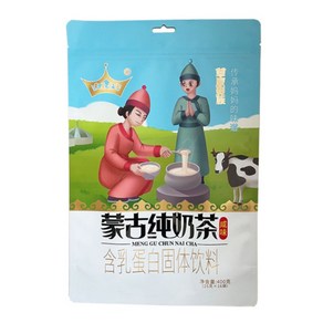 몽골 밀크티 수태차 수테차 국민차 우유차 영양가있는 아침식사 식사대용 400g, 밀크티 400g 짠 16봉지