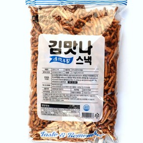 주전부리 업소용 옛날과자 인간사료 대용량 벌크과자 에코푸드 김맛나스낵 1.1kg, 1개