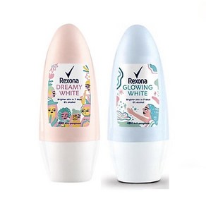 클리어 무알코올 렉소나 롤온 데오드란트 40ml x 2통 7데이, 그로잉 화이트, 2개