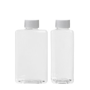 병도매닷컴 통통납작페트300, 300ml 일반 화이트캡, 1개