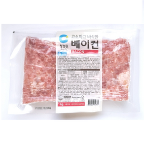 청정원 고소하고 바삭한 베이컨 1kg2개