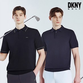 DKNY GOLF 24SS 남성 반팔 카라니트 2종