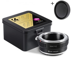 KnF NIK F-E 렌즈 어댑터 니콘 Ai 렌즈 - 소니 E 바디 (뒤캡옵션) Nikon F lens to Sony E adapte (E cap option), NIK-NEX + 뒤캡, 1개