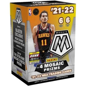 202122 Mosaic NBA Basketball Cads Blaste Box Factoy Sealed 6 Packs Pe Pack Look fo Pizms in ea, 1개