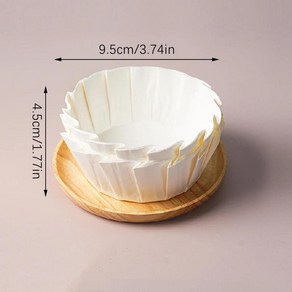 치즈 케이크 오일 종이 트레이 접이식 몰드 일회용 릴리스 무스 베이킹 프루프 엣지 페이퍼, 1개, 1. S