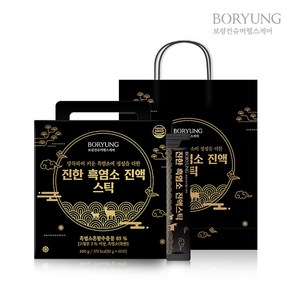 보령 진한흑염소 진액스틱 10g x 60포 1+1, 2박스