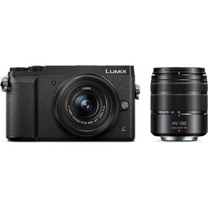 파나소닉 루믹스 GX85 4K 디지털 카메라 16메가픽셀 미러리스 카메라 키트, w/ 12-32mm and 45-150mm