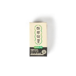 하루약콩 두유 190ml 48팩 (국산약콩 100%), 48개