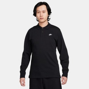[국내매장판] 나이키 남성 골프 데일리 티셔츠 클럽 긴팔 니트 폴로 블랙
