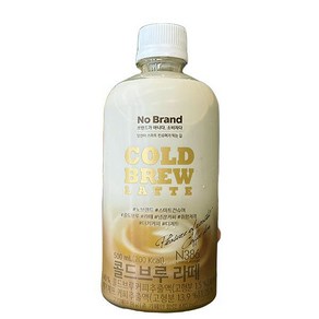 노브랜드 콜드브루 라떼, 3개, 500ml