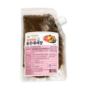 국내산 프리미엄 붉은대게장 가니미소 400g 자숙 대게장 게장볶음밥