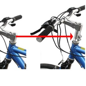 자전거 헤드업 핸들높이조절 연장 MTB 산악자전거 보조연장바, 1개