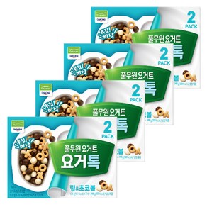 (냉장)[풀무원]요거톡 스타볼/링&초코볼/초코그래놀라 3가지맛, 125g, 1개