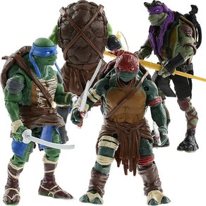 닌자거북이 TMNT 뮤턴트 닌자 액션피규어 세트 장난감 굿즈 인테리어 장식, 1개