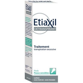 ETIAXIL 프랑스 정품 에티악실 발 데오드란트 로션 100ml (민감성피부), 1개