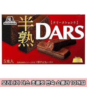 일본 모리나가 다스 DARS 초콜릿 반숙 쇼콜라 10개 세트 일본초콜릿 일본과자 일본직구 초콜릿 과자 돈키호테, 50g