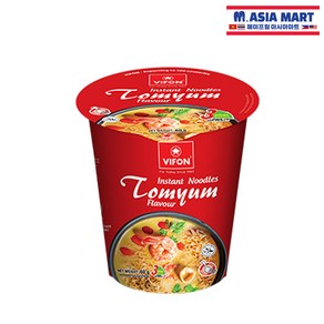 베트남 라면 VIFON 톰얌 똠얌꿍 컵라면 60g / Tomyum Cup Noodle 비폰, 1개