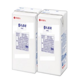 롯데 휘핑크림 휩스토리 식물성크림, 2개, 1L