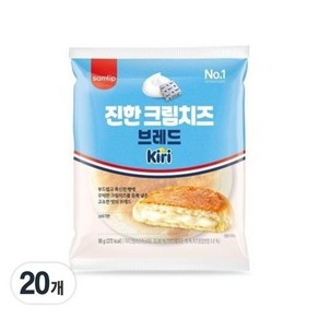 삼립 진한 크림 치즈 브레드 꾸덕 고소한 끼리 Kii 빵, 20개, 90g