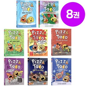 [동네서점] 국내 당일발송 Pizza and Taco Gaphics Novel 피자 앤 타코 그래픽 노블 세트 영어원서 음원제공, 피자 앤 타코 세트