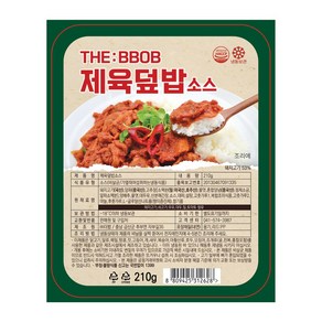 푸드라인_ 더빱 제육덮밥 소스 (냉동), 210g, 10개