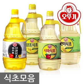 오뚜기 현미식초 양조식초 마시는 사과식초, 1.5L, 1개