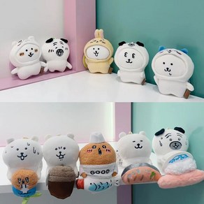 농담곰 인형 키링 열쇠고리 퍼그 피규어, 1.퍼그펜던트, 1개