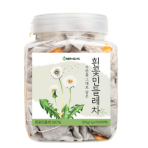 바른약초 흰꽃 민들레차 삼각티백, 1g, 100개입, 1개