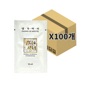 댕기머리 뉴골드 일회용 컨디셔너 10ml 100개입, 100개