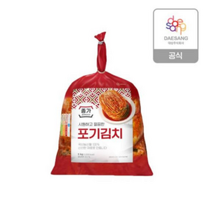 [종가] 시원깔끔한 포기김치 5kg, 1개