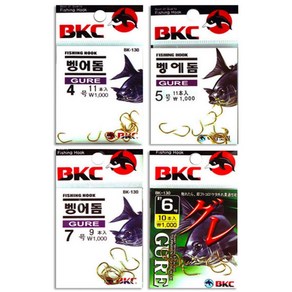 백경 벵에돔 바늘 BK130, 6호, 1개